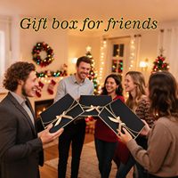 Boîtes cadeaux noires avec couvercles pour demande en mariage de demoiselle d'honneur, cadeaux de mariage pour témoin, cadeau d'anniversaire, boîte cadeau pour bougie d'aromathérapie