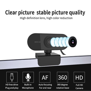 HD 1080P Mini ordenador PC <span class=keywords><strong>Webcam</strong></span> USB enchufe giratorio CMOS Sensor de imagen para transmisión en vivo videollamadas y trabajo de conferencias - Product Image 6