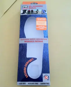 OEM Tùy Chỉnh Thân Thiện Với Môi Nghệ Thuật Giấy Dầu Đậu Nành Mực Hộp Bao Bì PVC Cửa Sổ Cho Vớ-Với Matt Cán Và Dập Nổi - Product Image 1