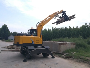 LICHMACH Pelle hydraulique à roues haute performance Yanmar Top Nouveau modèle de godet avec PLC Garantie 1 an - Product Image 2