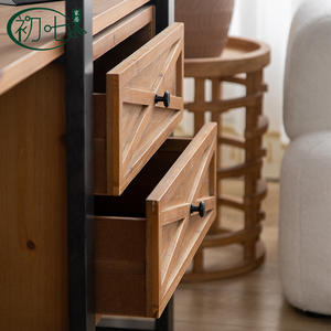 Estantería de Madera Maciza de Estilo Industrial The Seventh Day, Estante de Almacenamiento Independiente de 2 Metros para Estudio o Pub - Product Image 4