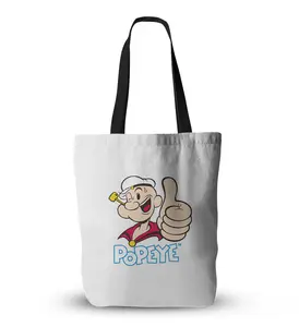Yeni Popeye kanvas çanta papatya Mickey kanvas çanta bayanlar tek kol çantası çantası