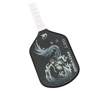 Raquette <span class=keywords><strong>de</strong></span> pickleball avec structure intégrée pressée à chaud, noyau en nid d'abeille en PP, surface en alliage <span class=keywords><strong>de</strong></span> titane et <span class=keywords><strong>revêtement</strong></span> PTFE OEM - Product Image 5