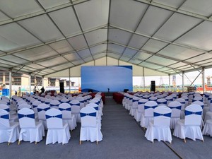 Carpa Deportiva Grande <span class=keywords><strong>para</strong></span> Exteriores, Cubierta <span class=keywords><strong>de</strong></span> PVC <span class=keywords><strong>para</strong></span> Cancha <span class=keywords><strong>de</strong></span> Baloncesto, Carpa Prefabricada <span class=keywords><strong>para</strong></span> Exposiciones, Venta y <span class=keywords><strong>Alquiler</strong></span>, Carpa <span class=keywords><strong>de</strong></span> Exposiciones <span class=keywords><strong>de</strong></span> Aleación <span class=keywords><strong>de</strong></span> Aluminio - Product Image 6