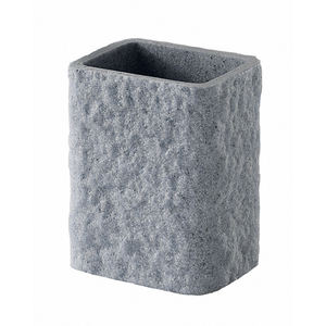 Portacepillos de Dientes de Cerámica Gris ARIES LINE con Acabado Mate para Baño - Product Image 1