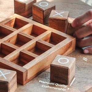 Juego <span class=keywords><strong>de</strong></span> Tic Tac Toe <span class=keywords><strong>de</strong></span> Madera a Precio <span class=keywords><strong>de</strong></span> Fábrica, <span class=keywords><strong>Compra</strong></span> al por Mayor, Juego <span class=keywords><strong>de</strong></span> Mesa Clásico Rentable para Promoción Empresarial - Product Image 4