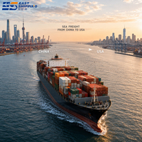 Transitaire maritime Chine-USA FCL LCL, agent d'expédition express de conteneurs, livraison DDP porte-à-porte, service logistique