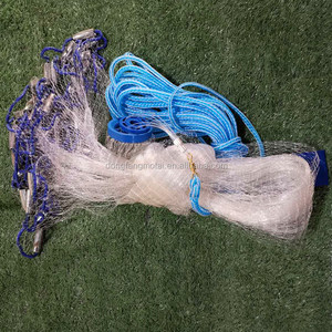Giá bán buôn Lưới đánh cá mồi dễ dàng Ném Tay đúc mạnh mẽ nylon lưới + Sinker cá bẫy Cast Net - Product Image 6