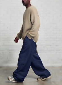 Men's Loose Fit <b>Oversized</b> <b>Sweatpants</b> Wide Leg Baggy Y2K Streetwear Pants - Product Image 3