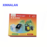 Nouvelle conception, ensemble cadeau de montre de sport 7-en-1, contient une batterie externe, un rasoir, une montre intelligente Rock-007 pour hommes