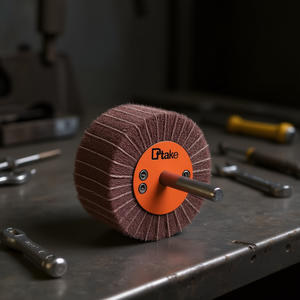 Disque à lamelles Ttake 80x50x6 mm en tissu mélangé TNT avec tige de 6 mm pour polissage - Product Image 3