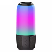Haut-parleur sans fil transparent mini de haute qualité, portable, avec LED, lecteur MP3 MP5, batterie rechargeable, lecteur de musique, haut-parleurs de bureau