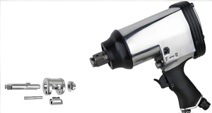 Llave <span class=keywords><strong>de</strong></span> <span class=keywords><strong>Impacto</strong></span> Neumática <span class=keywords><strong>de</strong></span> 3/4'' <span class=keywords><strong>de</strong></span> Alta Resistencia, Alto Torque, Doble Martillo, para Reparación <span class=keywords><strong>de</strong></span> Neumáticos <span class=keywords><strong>de</strong></span> Camiones, Uso Industrial y MRO - Product Image 2