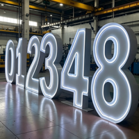 Conception Gratuite – Grandes Lettres et Chiffres LED Lumineux (0-9, A-Z) de 60cm, 90cm, 120cm – Enseigne Néon RGB en Acrylique pour Fêtes et Personnalisation