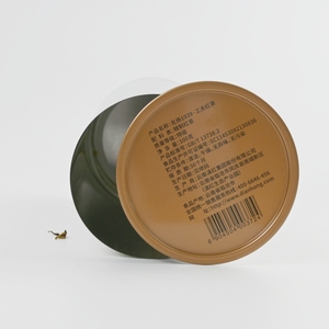 Custom Matte Tinplate Round Tea <b>Tin</b> Can with Crown Cap for Loose Tea Coffee <b>Spice</b> Storage - Product Image 1