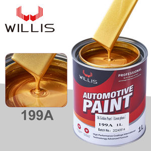 1K perla dorata (fase verde) vernice Spray in resina acrilica per rivestimento in plastica per Auto WILLIS modello di marca 199A OEM rivestimento Auto - Product Image 1