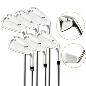 Juego Completo de Hierros de Golf para Diestros, Cabezas de Hierro Forjadas, Empuñaduras de Goma, Fundas Protectoras para Hombres y Mujeres, Modelo P008, Aluminio, Logotipo Personalizado - Product Image 1