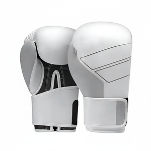 Gants de boxe Muay Thai en cuir de vachette véritable de haute qualité pour hommes formation professionnelle MMA Logo personnalisé produit OEM - Product Image 1