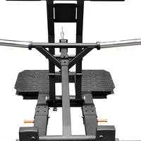 Équipement de musculation professionnel : Machine à fessiers à charge libre et machine à squat à ceinture réglable pour salle de sport