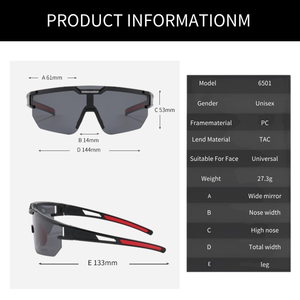 Nouvelles Lunettes <span class=keywords><strong>de</strong></span> <span class=keywords><strong>Soleil</strong></span> Sportives Polarisées Coupe-Vent 2026 <span class=keywords><strong>Viper</strong></span> Tendance Sport UV400 Unisexe Verres TAC Vert Transparent Personnalisables LOGO - Product Image 2