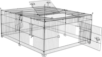 2025 caisse lapin clapier personnalisé grand fer acier inoxydable métal lapin clapier animaux maisons Hamster Pet Cage à vendre