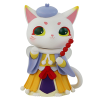 Figurine de chat fantaisie en PVC, boîte mystère, style chinois, décoration gourde sucrée, cadeau, en stock, personnalisable, OEM, vente en gros d'usine