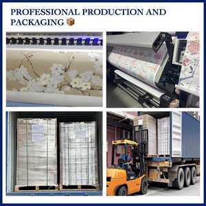 Papel pintado mural floral 3D personalizado para el hogar y la Oficina Decoración de pared de tela impermeable de lujo moderno en sala de estar y baño - Product Image 3