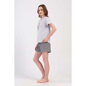 Traje de Chaqueta Ovalada de Manga Corta con Cuello Redondo para Mujer, Talla XXL - Product Image 2