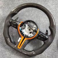 Volant de voiture en cuir et fibre de carbone OEM Plug and Play pour BMW M3 M4 F80 F82 X5 F15 X6 F16 F10 F30 F32 F36 F60