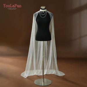 YouLaPan VG124 R elegante monostrato da sposa scialle con perline da sposa con maniche in paillettes a maglia senza maniche - Product Image 1