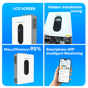 Stock US Meilleur Prix GRANDTECH 12000W Onduleur Hybride Solaire DVM 120/240V Hors Réseau Batterie Lithium Unique Séparée pour SYSTÈME - Product Image 2