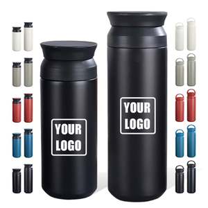 Termos Personalizados de 350 ml y 500 ml con Aislamiento al Vacío para Estudiantes, Tazas de Regalo, Botella de Agua de Acero Inoxidable, Tazas de Café Creativas y Sencillas - Product Image 1