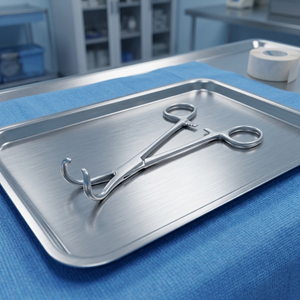 Pince à serviettes Tohoku, instrument chirurgical manuel en acier inoxydable, certifié CE Classe I, pour utilisation en salle d'opération - Product Image 2