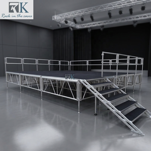 Outdoor Aluminum <b>Stage</b> <b>Platform</b> Concert Festival Tool-Free Portable for Wedding - Product Image 1