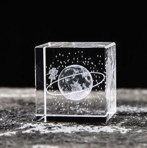 K9 Crystal Cube 3D Gravé Laser <span class=keywords><strong>Presse</strong></span>-papiers Religieux/Vintage/Style de Bande Dessinée pour la Décoration de la Maison ou Cadeau d'Affaires - Product Image 6