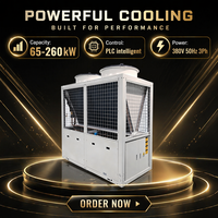 Unit Pemanas dan Pendingin Pompa Panas Sumber Udara Komersial Pompa Panas Udara/Air untuk Hotel, Gedung Perkantoran, Sistem HVAC Central 380V