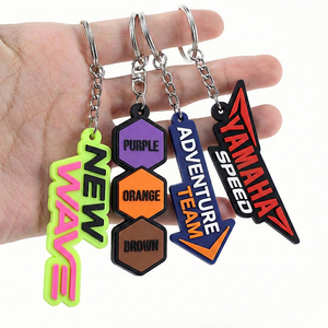 Customizable Soft PVC Key Chains Personalized 2D 3D Logo Keychains Business & Personal Gift Soft Rubber Promotional Carabiners