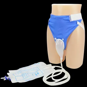 尿コレクターデバイス尿失禁男性女性成人カテーテル尿バッグパンツ