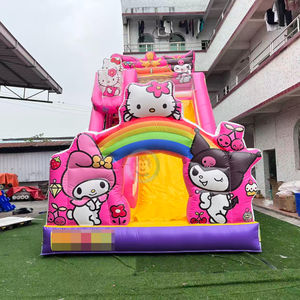 <span class=keywords><strong>Scivolo</strong></span> Rosa di Alta Qualità per Festa di Compleanno di Bambine - Product Image 1