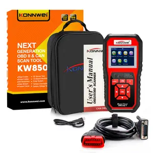 Escáner Automotriz KONNWEI KW850 Obdii Directo de Fábrica, Herramienta para Vehículos, Escáner Obd2 para Todos los Autos - Product Image 1