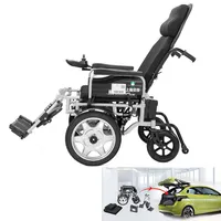 Elektro rollstuhl leichter abnehmbarer motorisierter Mobilität rollstuhl zusammen klappbarer behinderter elektrischer Rollstuhl_Rollstuhl handel