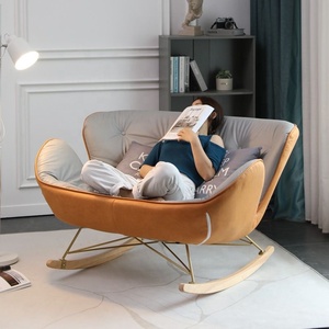 Fauteuil de salon rembourré biomorphe en forme de <span class=keywords><strong>cygne</strong></span>, motif pied-de-poule, pour un espace de vie sélectionné - Product Image 2