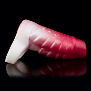 YOCY Funda de silicona líquida suave de 5 pulgadas con diseño de dragón hueco para pene, juguete sexual para hombres, consolador alienígena portátil para coqueteo - Product Image 2