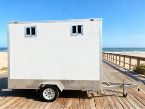 Роскошный портативный туалет прицеп с душевой комнатой и раздвижной дверью сборный мобильный туалет прицеп - Product Image 6