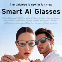 Gafas Inteligentes Inalámbricas con Diálogo por IA y Traducción en Tiempo Real, Múltiples Opciones de Lentes, Prevención de Luz Azul y Pantalla