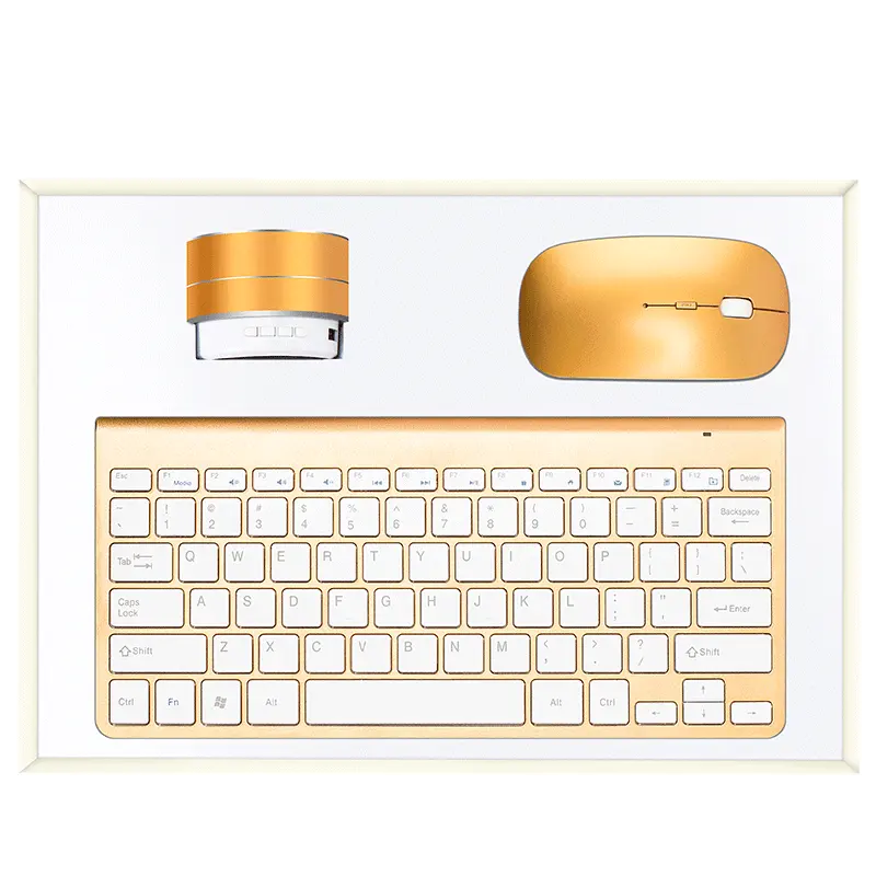 Araçlar 2022 yenilikçi altın benzersiz hoparlör fare klavye ofis hediye kurumsal hediyeler erkekler ve kadınlar için