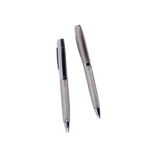 Stylo à bille en métal de luxe noir pour hôtel avec logo personnalisé - Product Image 4