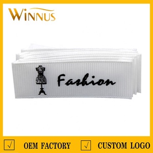 <span class=keywords><strong>Pas</strong></span> <span class=keywords><strong>cher</strong></span> bas quantité minimale de commande logo personnalisé imprimé vêtements robe sac à main chapeau lingerie perruque étiquettes de <span class=keywords><strong>couture</strong></span> étiquettes ruban gros-grain - Product Image 5