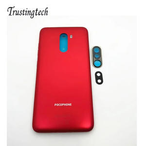 Pour <span class=keywords><strong>Xiaomi</strong></span> <span class=keywords><strong>POCOPHONE</strong></span> F1 couvercle de batterie arrière en plastique couvercle de boîtier de porte arrière étui de rechange de remplacement - Product Image 1