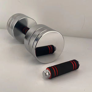 Di alta qualità gruppo staccabile manubrio in acciaio inox cromato per il peso libero più comodo da tenere - Product Image 1